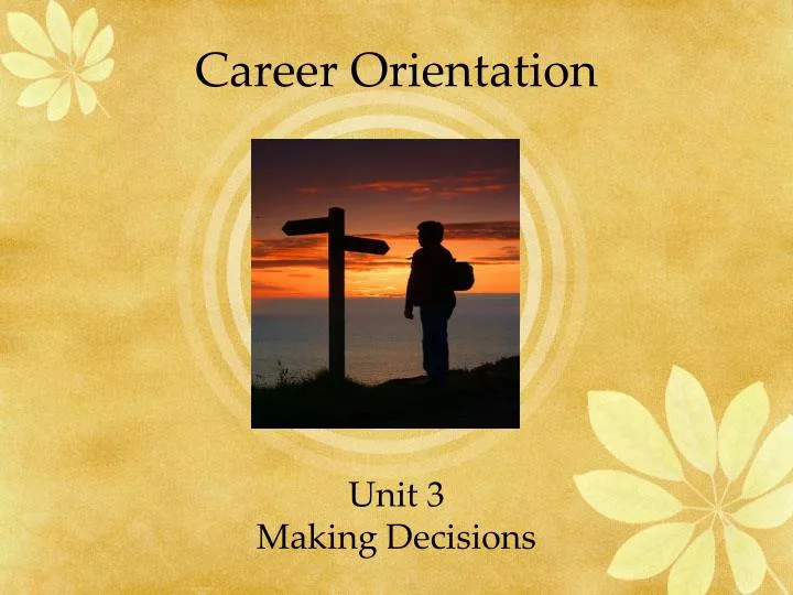 career orientation