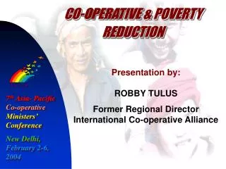 CO-OPERATIVE &amp; POVERTY REDUCTION