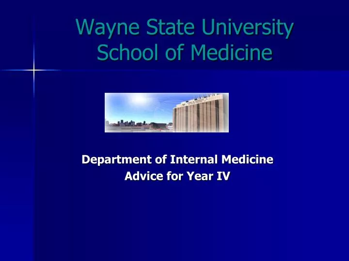 wayne state university school of medicine