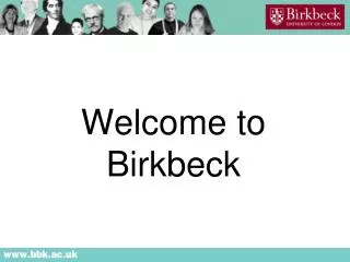 Welcome to Birkbeck