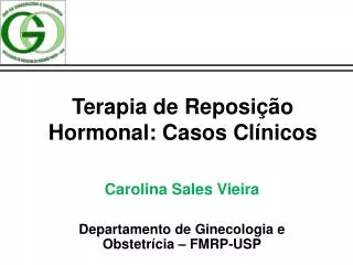 terapia de reposi o hormonal casos cl nicos