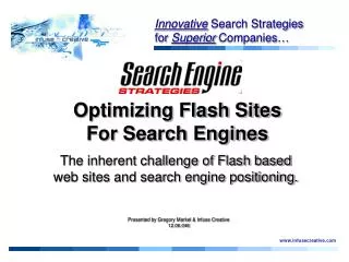 Optimizing Flash Sites