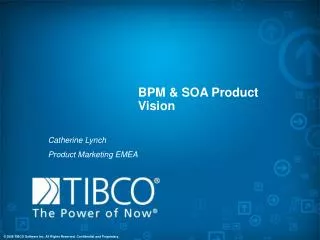 BPM &amp; SOA Product Vision