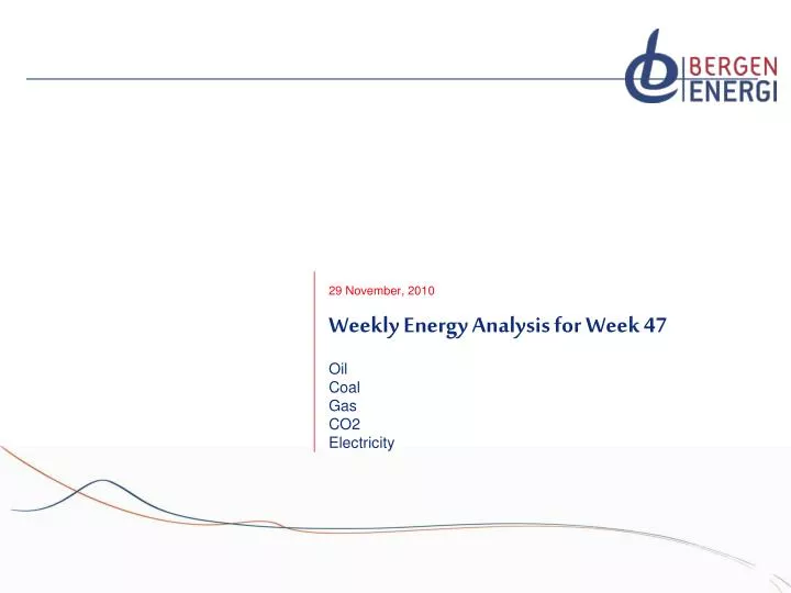 weekly energy analysis for week 47