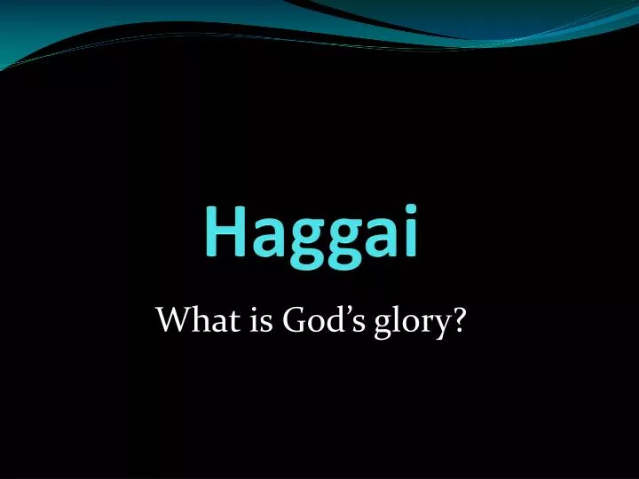 haggai