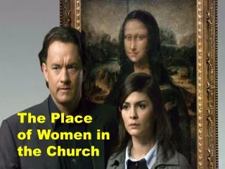 The Place of Women in the Church