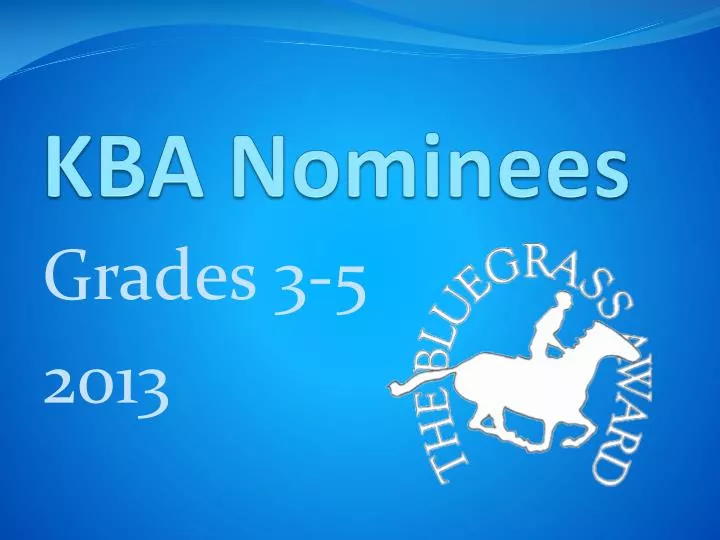 kba nominees