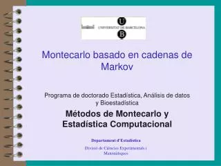 montecarlo basado en cadenas de markov