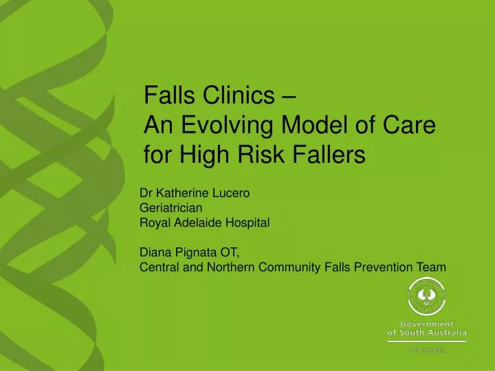 falls clinics an evolving model of care for high risk fallers