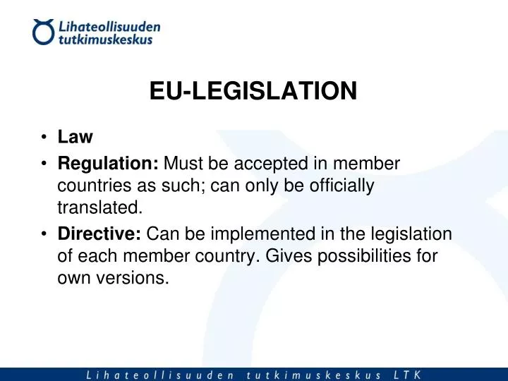 eu legislation