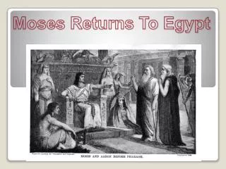 Moses Returns To Egypt