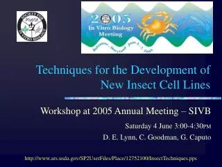 Techniques for the Development of New Insect Cell Lines