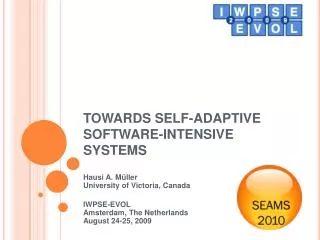 TOWARDS SELF-ADAPTIVE SOFTWARE-INTENSIVE SYSTEMS