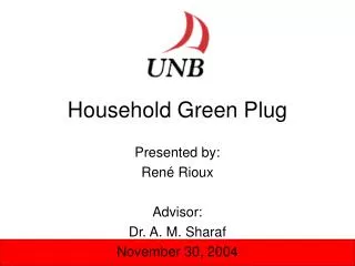 Household Green Plug