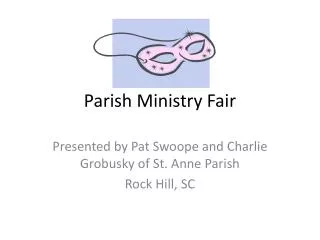 Parish Ministry Fair