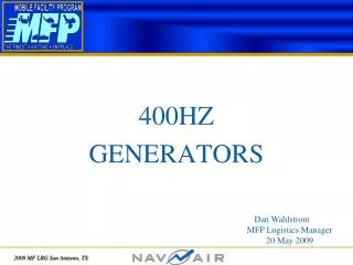 400HZ GENERATORS