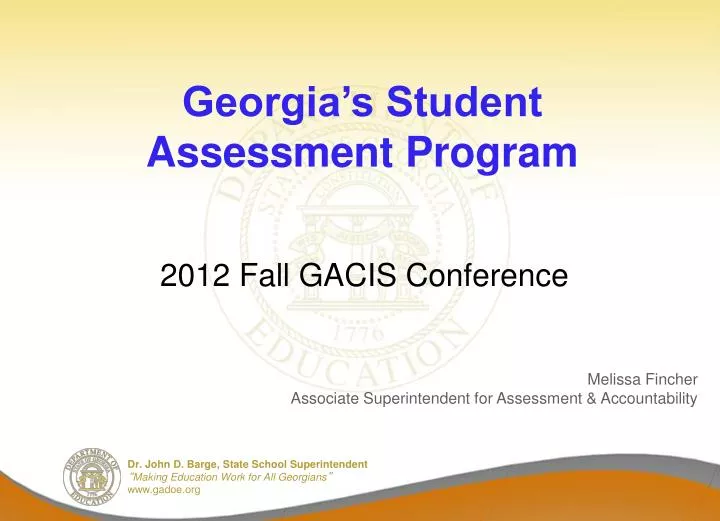 georgia s student assessment program