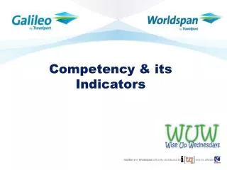 Competency &amp; its Indicators