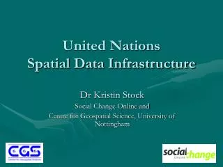 united nations spatial data infrastructure