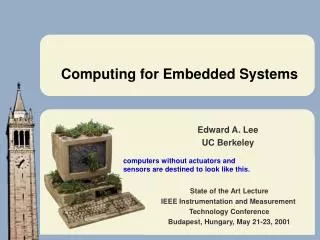 Computing for Embedded Systems