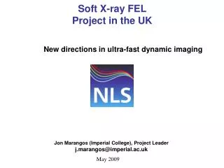 Soft X-ray FEL Project in the UK