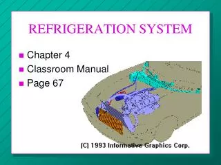 REFRIGERATION SYSTEM