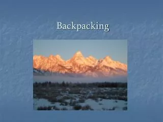 PPT - Best Backpacking Places in US | Rokhopr.com PowerPoint ...
