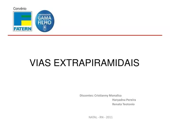 vias extrapiramidais