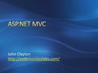 ASP.NET MVC