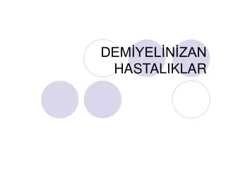dem yel n zan hastaliklar