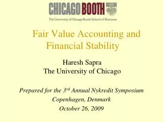 Fair Value Accounting and Financial Stability