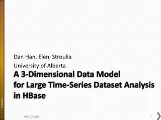 A 3-Dimensional Data Model for Large Time-Series Dataset Analysis in HBase
