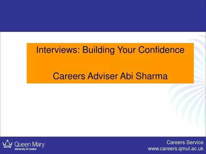 interviews building your confidence careers adviser abi sharma