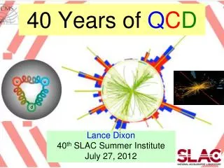 40 Years of Q C D