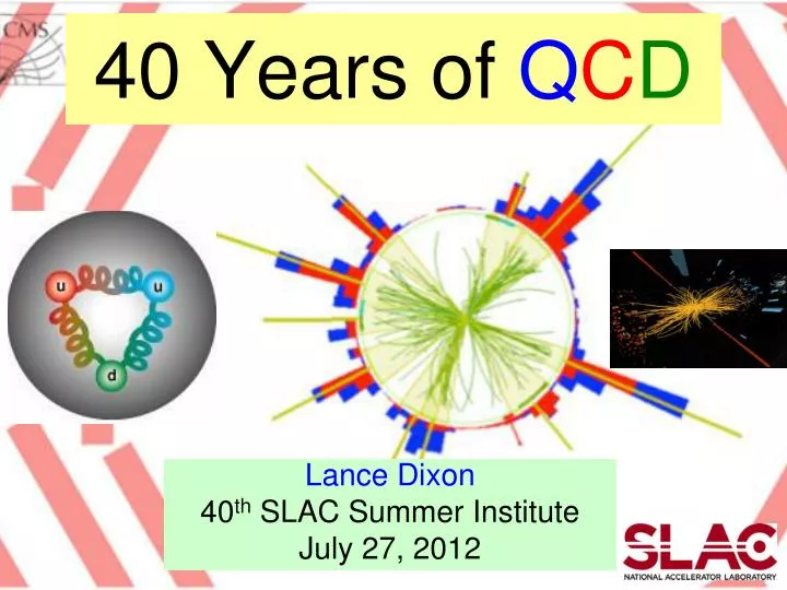 40 years of q c d