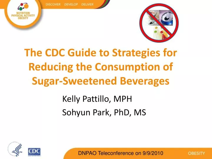 the cdc guide to strategies for reducing the consumption of sugar sweetened beverages
