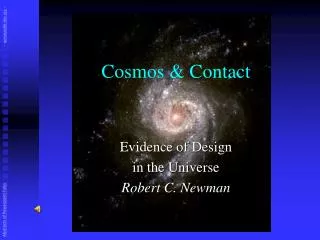 Cosmos &amp; Contact