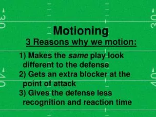 Motioning