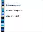 Rheumatology - slide 1