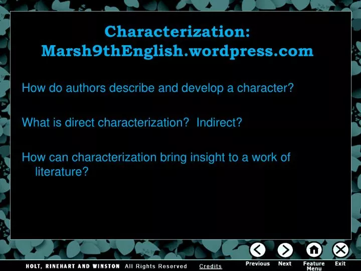 characterization marsh9thenglish wordpress com
