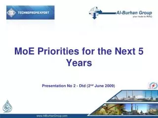 MoE Priorities for the Next 5 Years