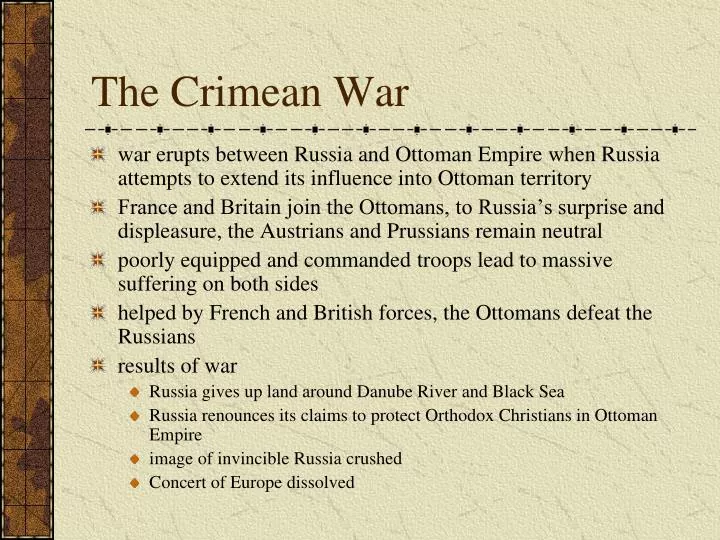 the crimean war