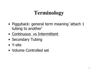 terminology