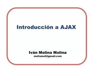 Introducción a AJAX