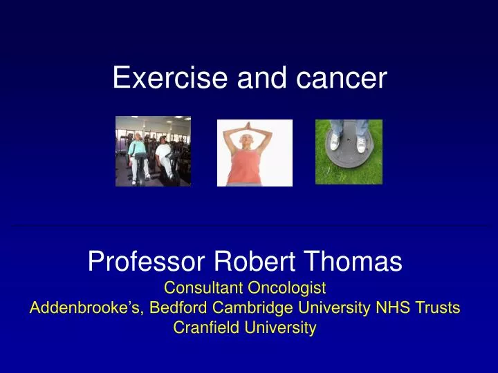 exercise and cancer