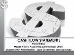 CASH FLOW STATEMENTS - slide 1