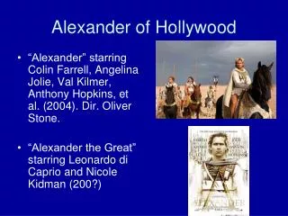 Alexander of Hollywood