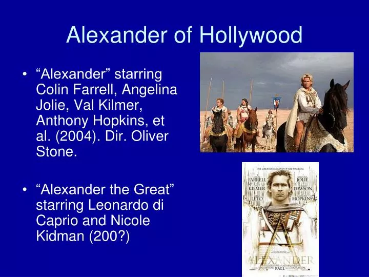 alexander of hollywood