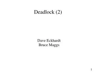 Deadlock (2)