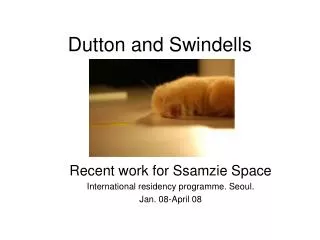 Dutton and Swindells